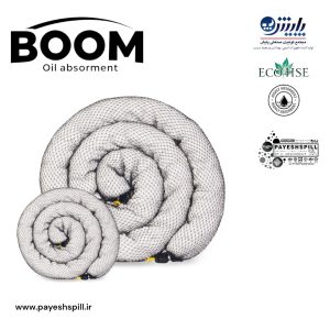 boom-absorbent.jpg بوم جاذب نفت صنعتی با قابلیت جذب سریع و مهار نشتهای نفتی در محیطهای کاری و پالایشگاهها