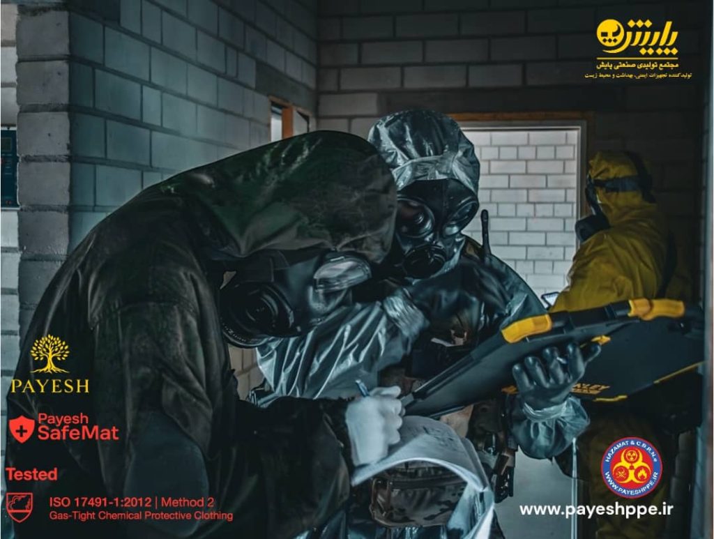 لباس ضد اسید-لباس ضد اسید پایش-لباس cbrn-gfhs hazmat
