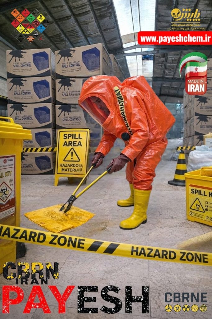 اسپیل کیت صنعتی برای جذب مواد شیمیایی خطرناک اسپیل کیت صنعتی مجموعهای کامل از تجهیزات ایمنی است که برای مهار، جذب و پاکسازی نشت مواد شیمیایی خطرناک مانند اسیدها، بازها و حلالهای آلی طراحی شده است. این کیتها در محیطهای صنعتی، آزمایشگاهی، دارویی و بیمارستانی مورد استفاده قرار میگیرند و نقش مهمی در حفاظت از کارکنان و تجهیزات ایفا میکنند